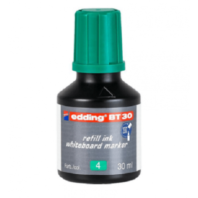 Tinta recarga para marcador pizarra BT-30 250/360 VERDE X30 ml Edding