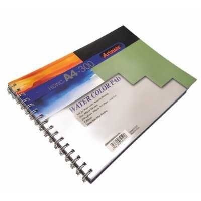 Block ACUARELA A4 300 gr  x 12 hojas Espiralado Artmate