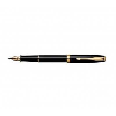 Lapicera Pluma Sonnet Laque Black GT Parker