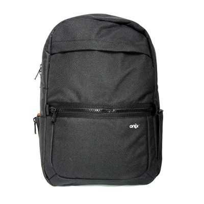 Mochila espalda Urbana Porta Laptop NEGRO 2 bolsillos frontales Onix