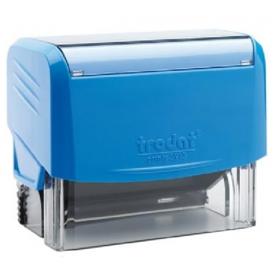 Sello Automático Printy 3913 58x22 mm AZUL Trodat