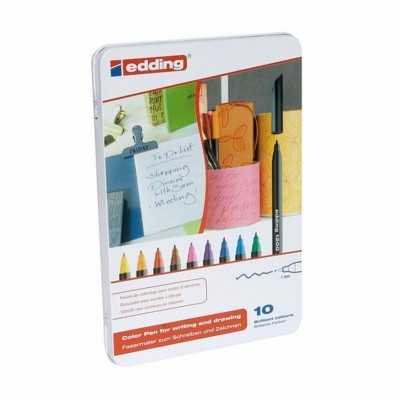 Set Marcador al agua 1200 lata x10 colores Edding