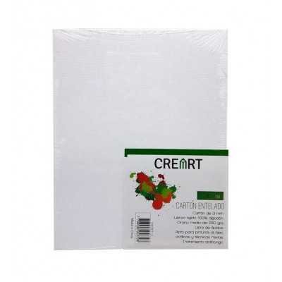 Cartón Entelado 40x50 cm Creart grosor 3 mm Libesa