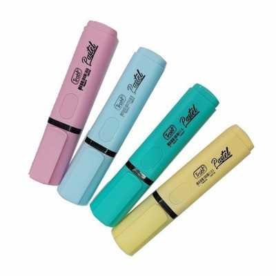 Resaltador Hightexter PASTEL x4 colores Trabi