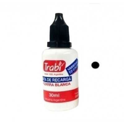 Tinta recarga para marcador pizarra NEGRO x30 ml Trabi