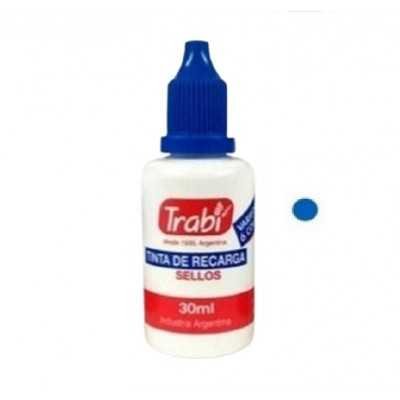 Tinta recarga para marcador pizarra AZUL x30 ml Trabi