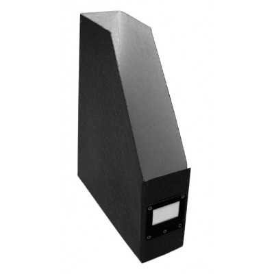 Revistero de cartón montado NEGRO Paperland