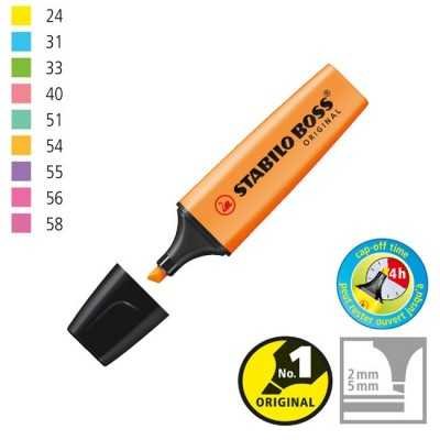 Resaltador Boss NARANJA Stabilo