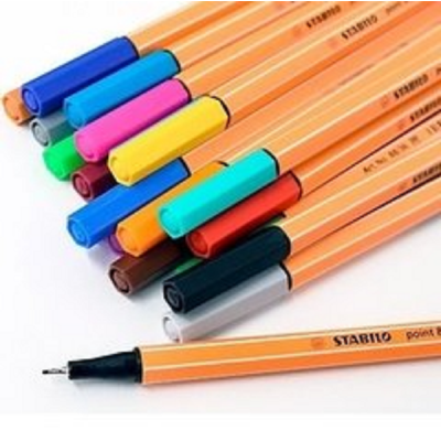 Microfibra Point 88 0.4 mm Stabilo de colores x unidad