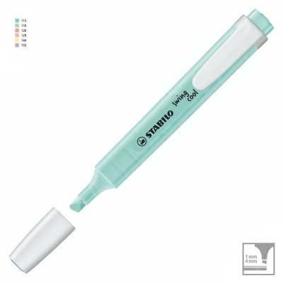 Resaltador Swing Cool PASTEL TURQUESA Stabilo