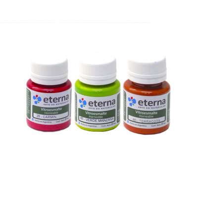 Vitroesmalte horneable x 37 ml Eterna por colores