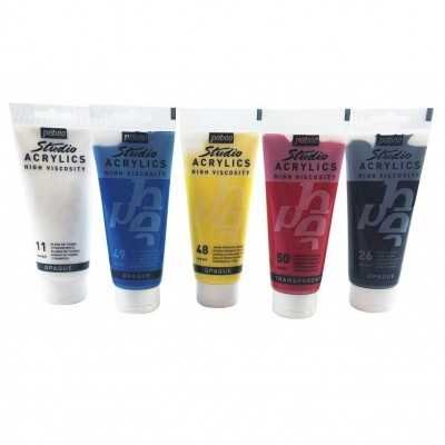 Acrílico Profesional Studio High Viscosity 100 ml Pebeo x colores