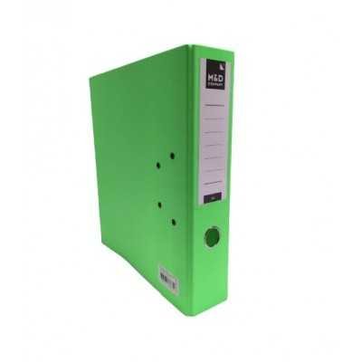 Bibliorato lomo ancho A4 VERDE MANZANA de PVC