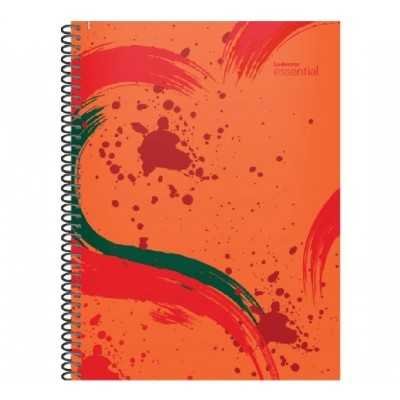 Cuaderno con espiral A4 tapa plastica Essential rojo x 84 hojas cuadriculado Ledesma