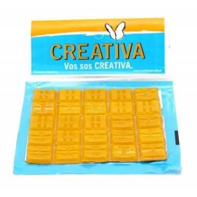 Venecitas especiales x 25 unidades Amarillo Creativa