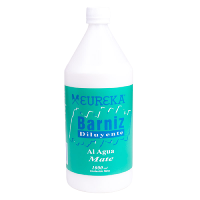 Barniz y diluyente acrilico mate 1000cc Eureka