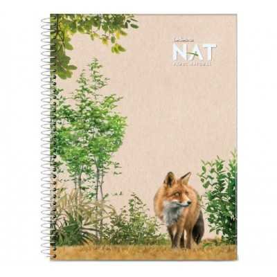 Cuaderno con espiral A4 tapa flexible NAT x 70 hojas rayado Ledesma