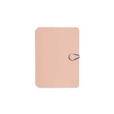 Cuaderno Madison Button A5 rosa rayado Vacavaliente