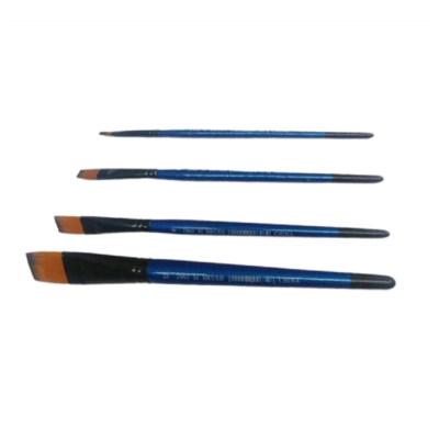 Set de pinceles Sinteticos chatos x4 unidades StationeryImag