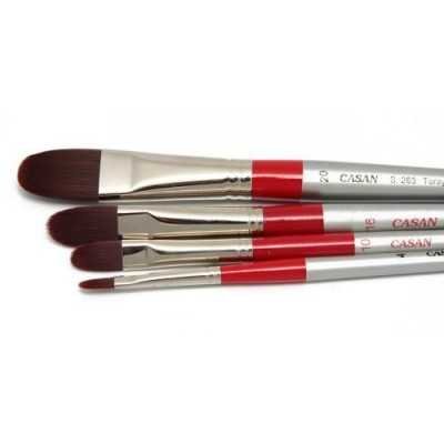 Pincel Toray lengua de gato mango corto Serie 263 Casan desde N°2