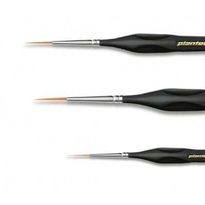 Pincel Liner Sintetico Mango Triangular Serie 8970 Plantec desde Nº5|0