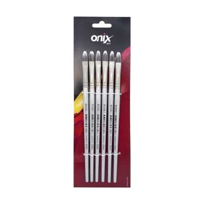 Pincel Sintetico Tricolor Avellanado Onix desde Nº2