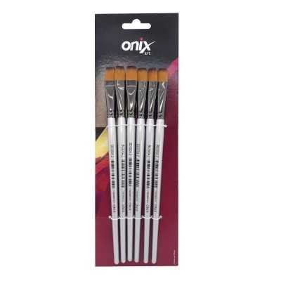 Pincel Sintetico Dorado Redondo Onix desde Nº000