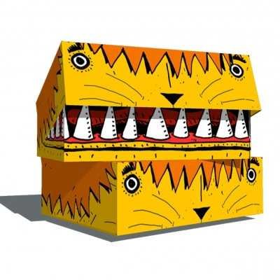 Caja archivo cartón legajo 12 León Paperland