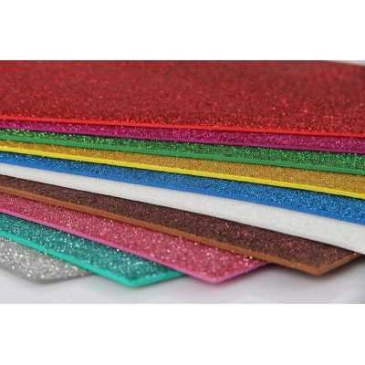 Goma Eva Glitter de color Asamblea