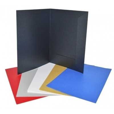 Carpeta A4 2 solapas de presentacion 210 grs Negro Les Cahiers