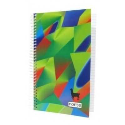 Libreta con espiral 14x9,5 cm cuadriculada x40 hojas Norte