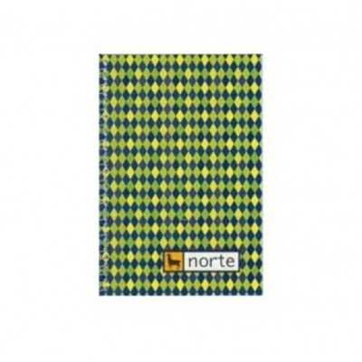 Libreta con espiral 15,5x10,5 cm cuadriculadas x40 hojas Norte
