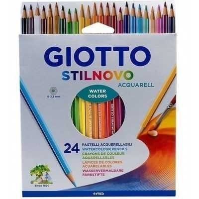 Lapices de colores acuarelables Stilnovo x24 unidades Giotto