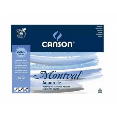 Block Montval GF 32x41 cm de 200 gramos x40 hojas Canson
