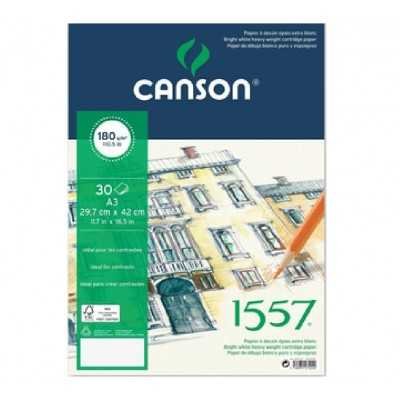 Block Dibujo 1557 A3 180 gramos x30 hojas Canson