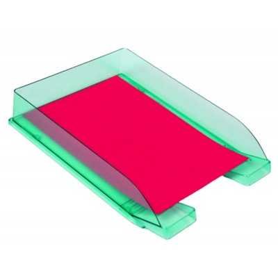 Bandeja A4 de 1 piso autoapilable verde Liggo Trade