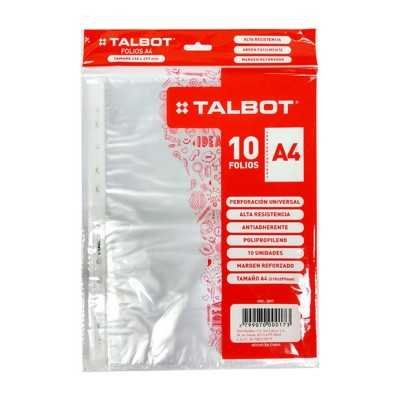 Folios A4 x10 unidades Talbot/ Clover