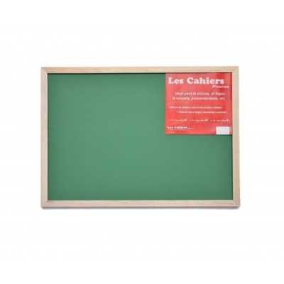 Pizarron 45x60 cm Verde marco madera Les Cahiers