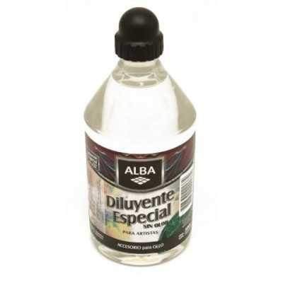 Diluyente especial x500cc accesorio p/oleo Alba
