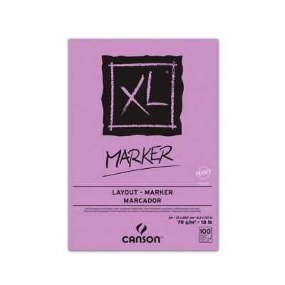 Block XL Marker A4 de 70 gramos x100 hojas Canson