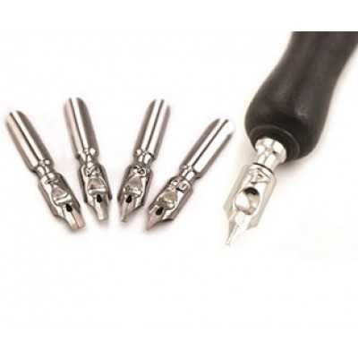 Set de Portaplumas con 5 plumas StationeryImag