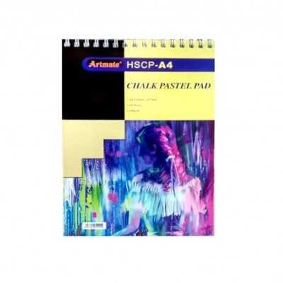 Block Espiralado A4 para Pastel a la Tiza de 180 gramos x24hojas Artmate