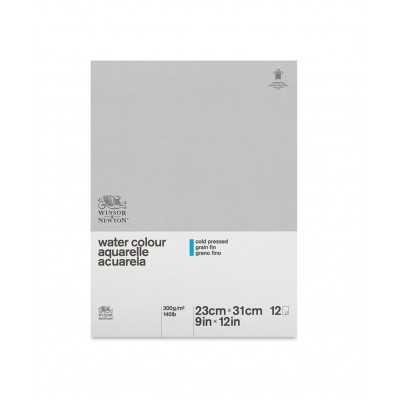 Block para Acuarela de 300 gramos 23x30,5 cm x12 hojas Winsor & Newton