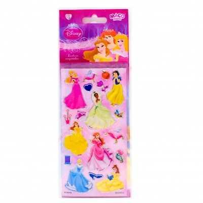 Plancha Stickers Princesas Maco