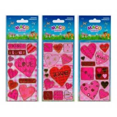 Plancha Stickers Love Maco