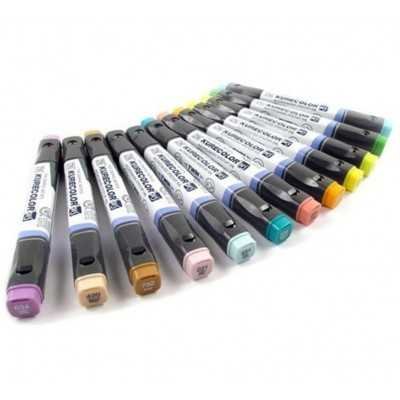 Marcador Permanente Recargable 2 Puntas Kurecolor x unidad