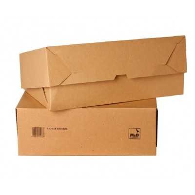 Caja de archivo Legajo 12 cm de cartón M&D