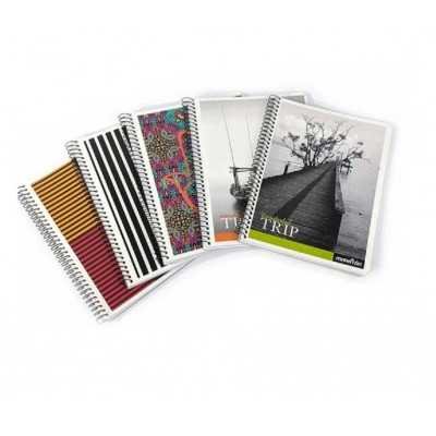 Cuaderno con espiral 16x21cm x42 hojas rayado Maraton