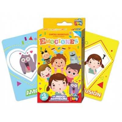 Cartas educativas Emociones mazo de 55 cartas Schoolfun
