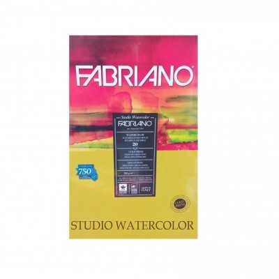 Block Acuarela 25x35 cm Watercolor de 300 grs x20 hojas Fabriano